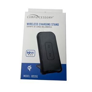 Compucessory Wireless Charing Stand 10W Max Model # 02151 Brand new in box
